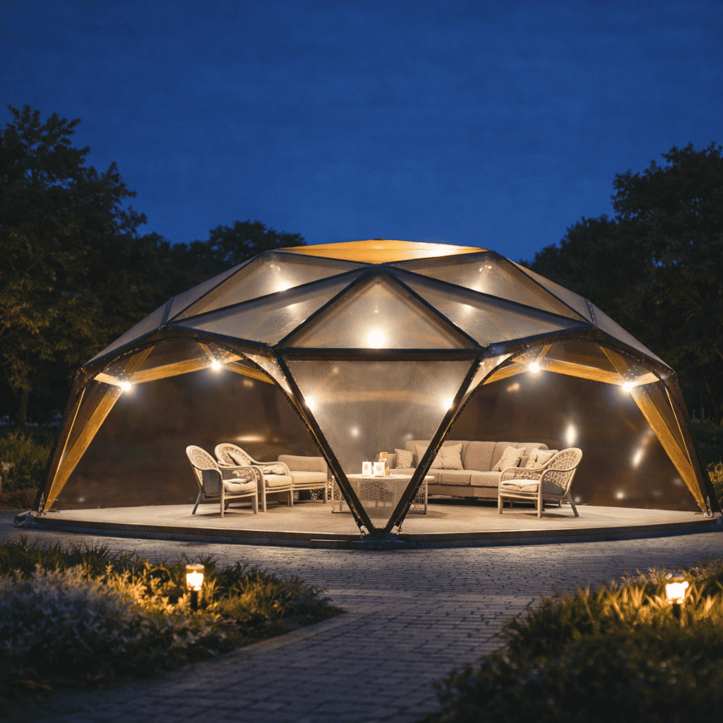 Moderne Holzkonstruktionen: eine elegante Lösung für Entspannung und Business