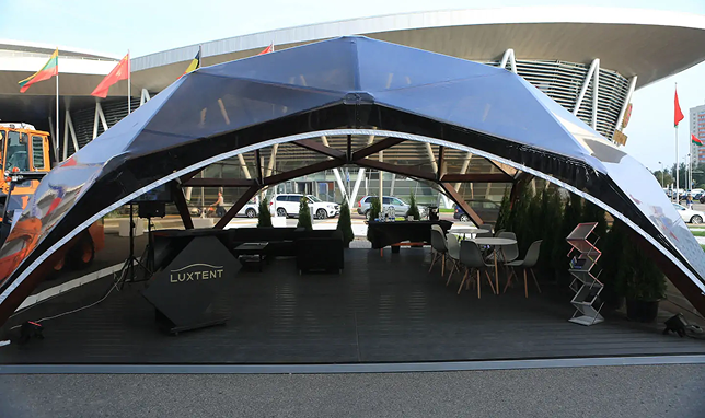 WOODDOMES event tents - the elegance of nature and reliable engineering