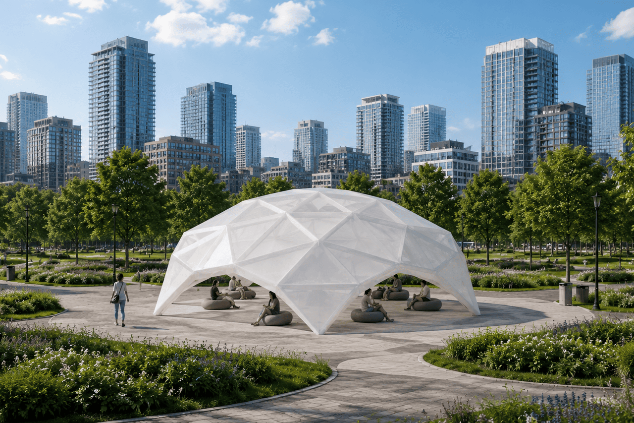 Timber pavilions for parks and public gardens